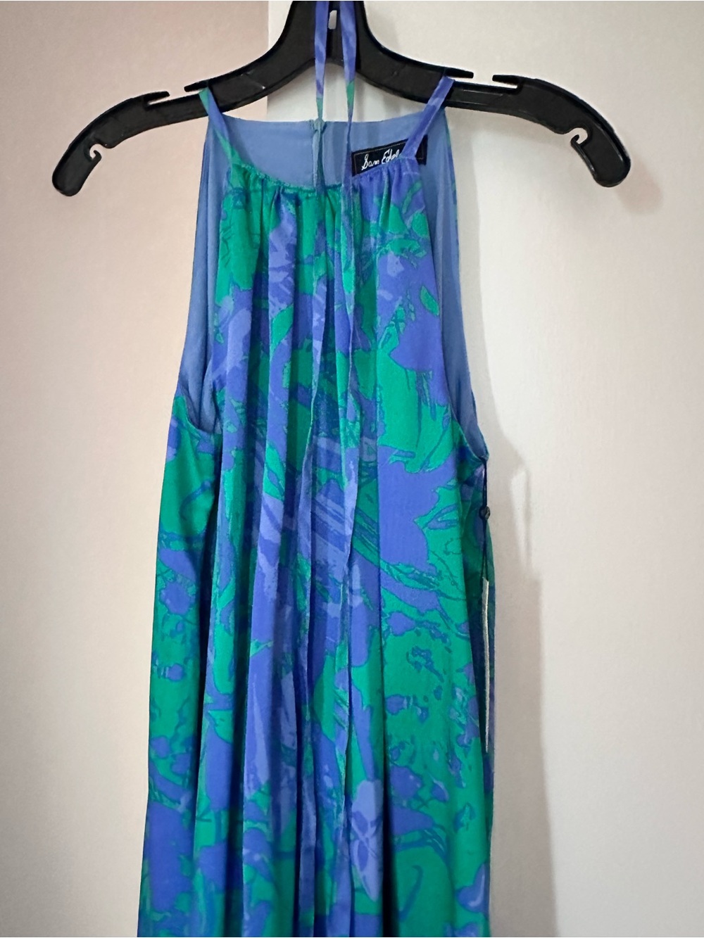 NWT Sam Edelman Blue & Green Printed dress